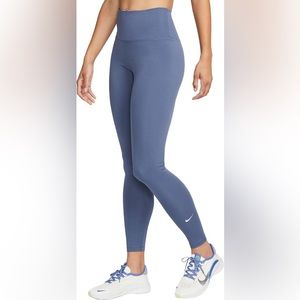 Nike Dri Fit One High-Rise Leggings Diffused Blue